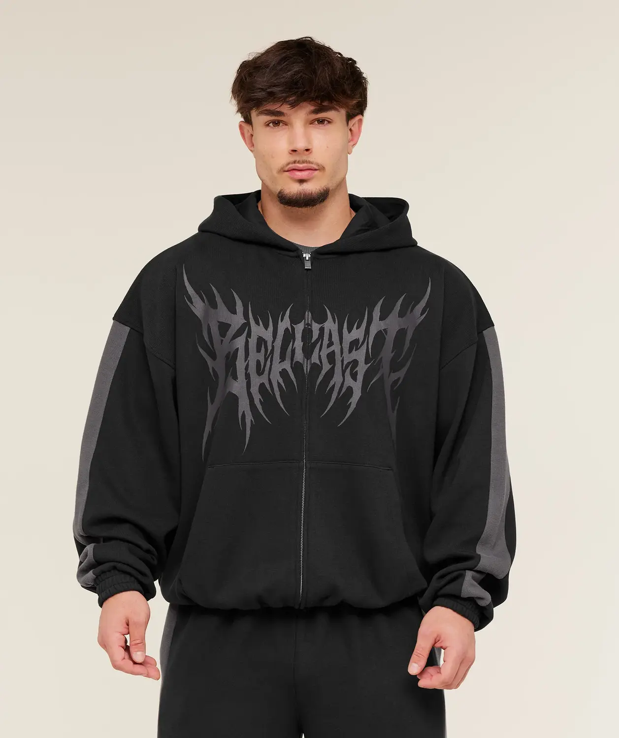 Gymshark X Carlos Belcast Zip Up Hoodie Oversized Fit