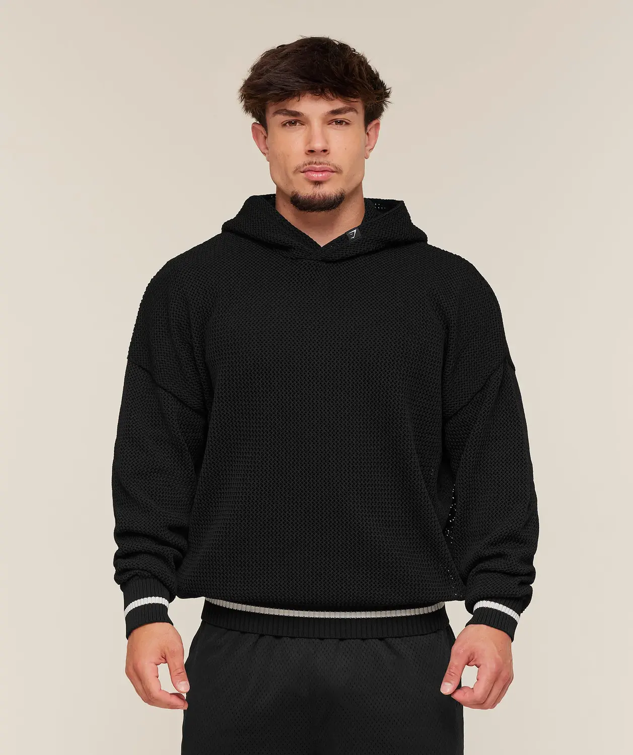 Collective Crochet Style Hoodie Oversized Fit
